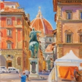 Вид на Дуомо с площади Св. Аннунциаты