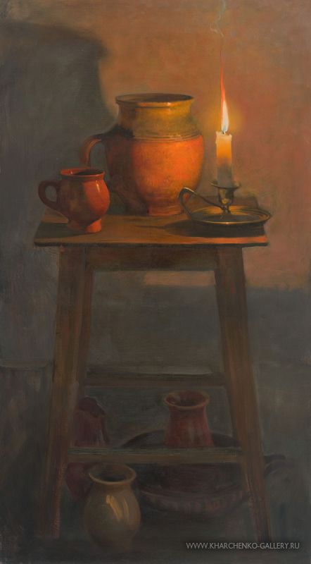 Still-life with a candle